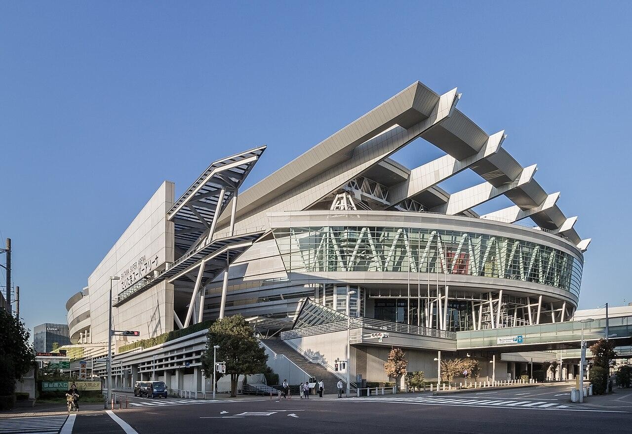 Saitama Super Arena exterior view