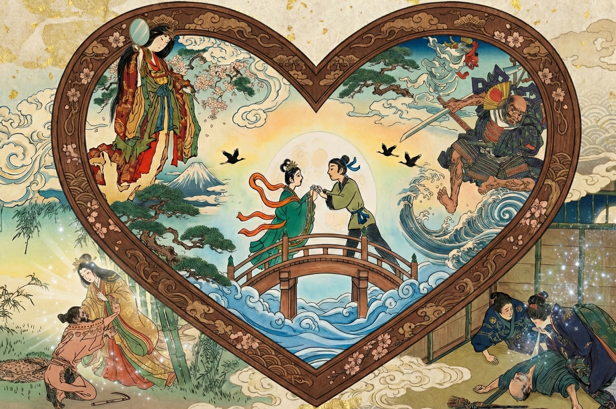เรื่องราวของความรักในเรื่องเล่าและตำนานของญี่ปุ่น