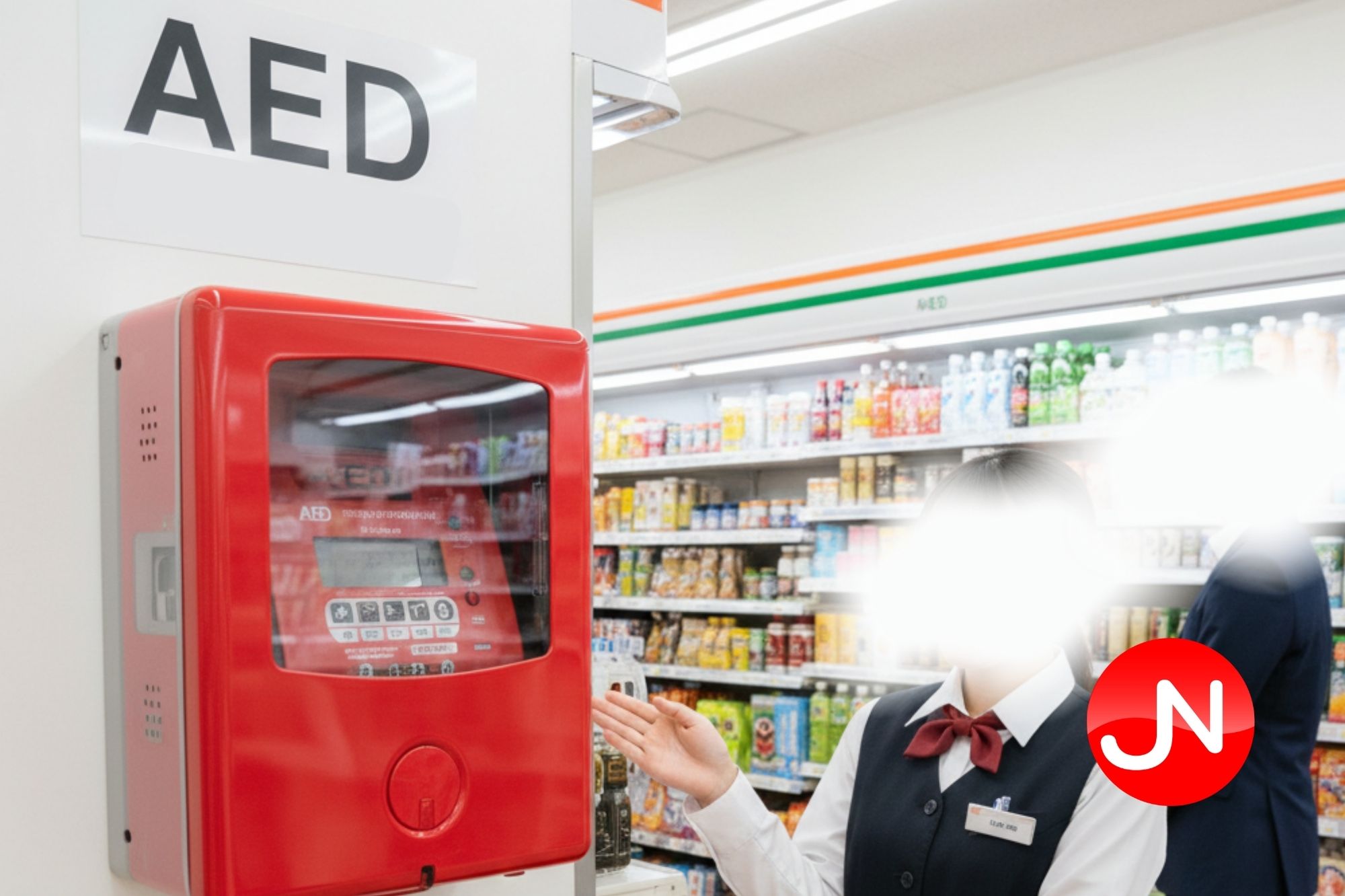 AED ในร้านสะดวกซื้อญี่ปุ่น